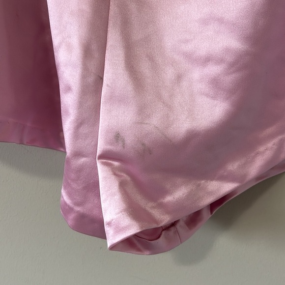 FOR LOVE & LEMONS Drew Pink Pleated Satin Shorts Sz S NEW - Picture 14 of 14